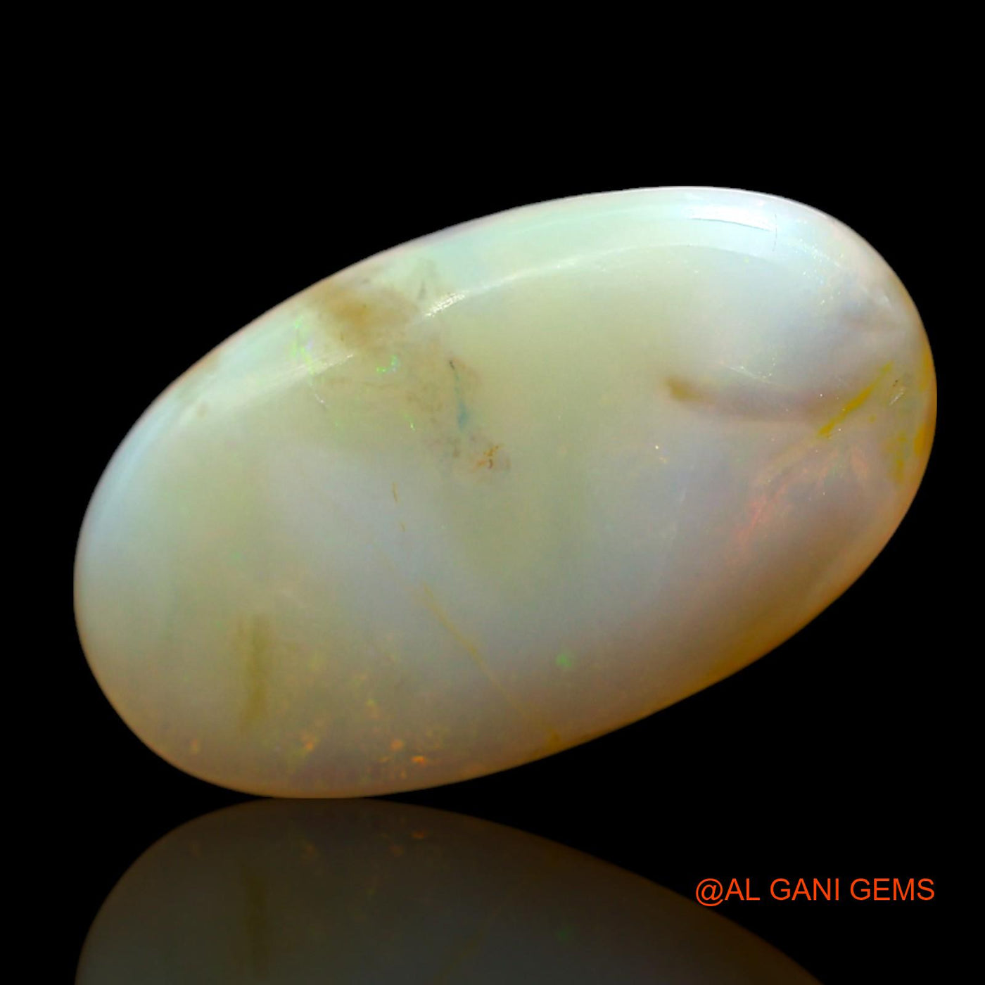 6.00 Cts Natural Australian Fire Opal Loose Gemstone Oval Cabochon 19x11x4 mm AE-986