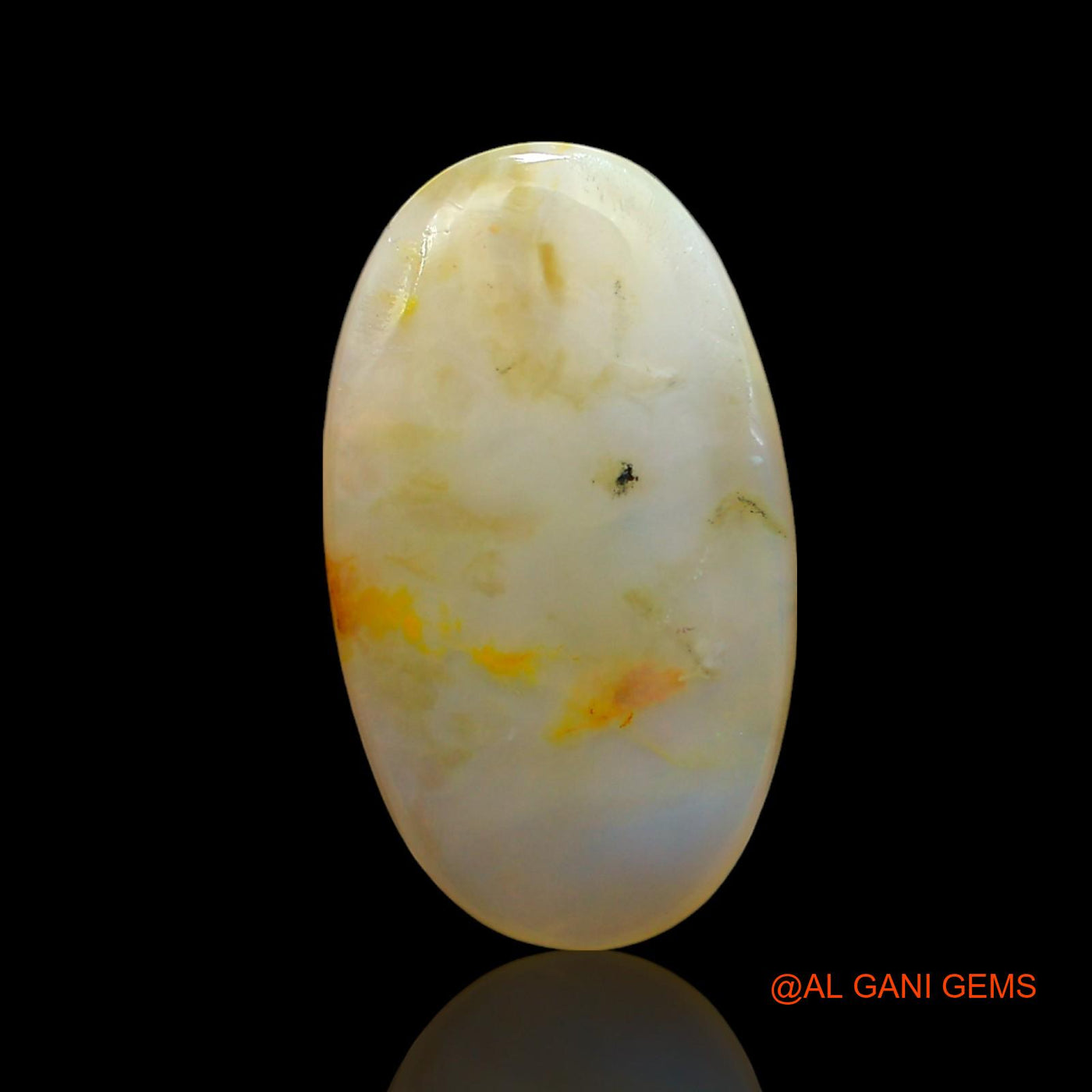 6.00 Cts Natural Australian Fire Opal Loose Gemstone Oval Cabochon 19x11x4 mm AE-986