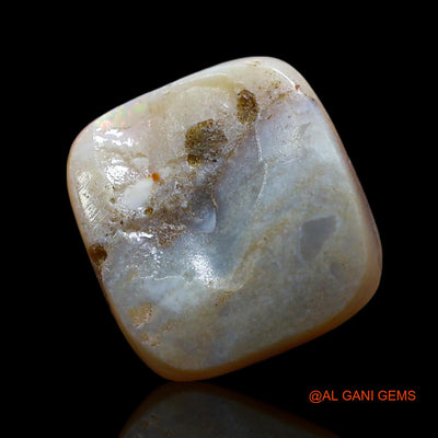 9.00 Cts Unheated Australian Fire Opal Loose Gemstone Oval Cabochon Natural 14x13x6 mm AE-988