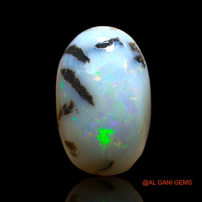 4.00 Cts Unheated Australian Fire Opal Loose Gemstone Oval Cabochon Natural 14x8x5 mm AE-98