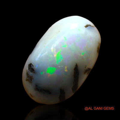 4.00 Cts Unheated Australian Fire Opal Loose Gemstone Oval Cabochon Natural 14x8x5 mm AE-98