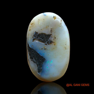 4.00 Cts Unheated Australian Fire Opal Loose Gemstone Oval Cabochon Natural 14x8x5 mm AE-98