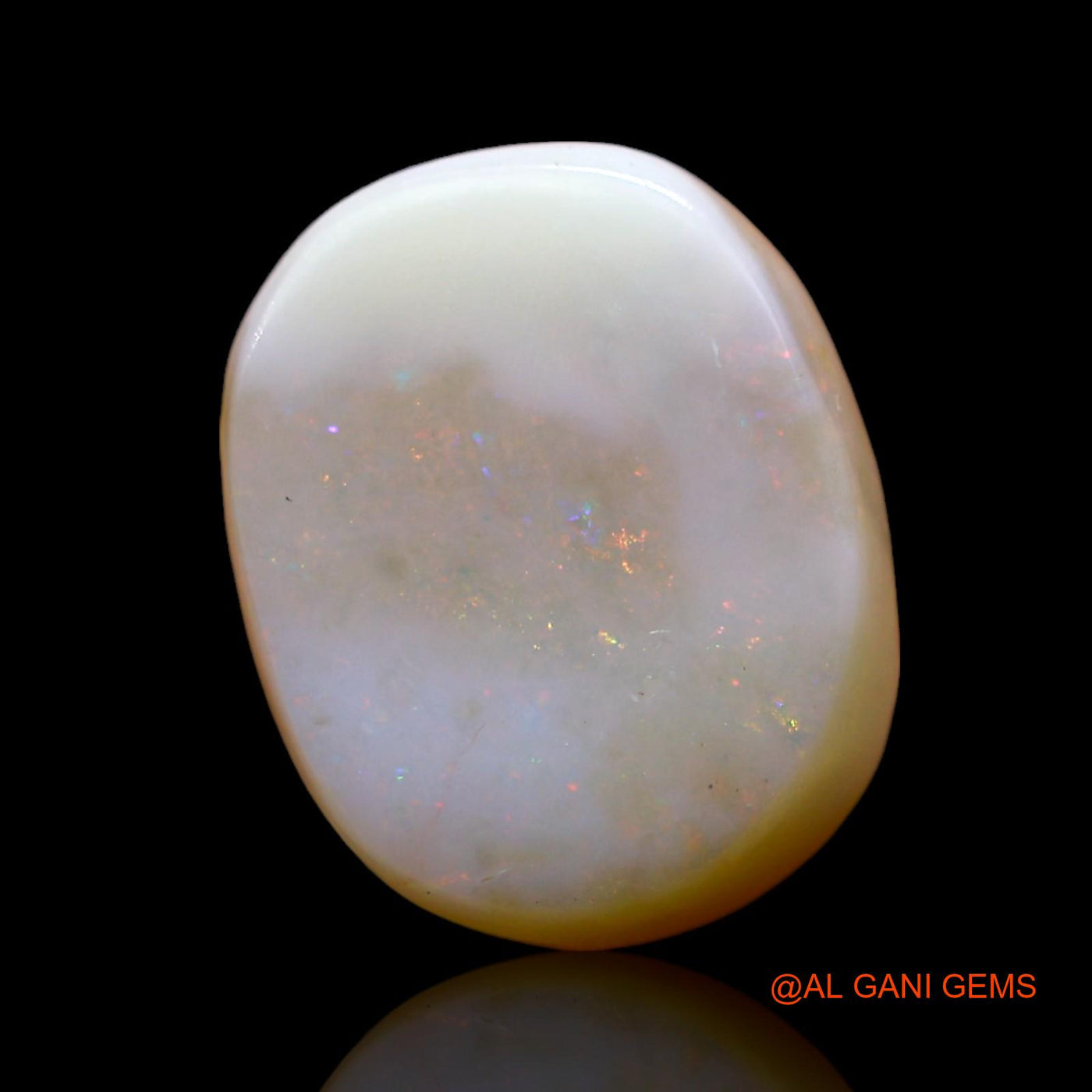 10.00 Cts Natural Australian Fire Opal Loose Gemstone Oval Cabochon 15x12x6 mm AE-990