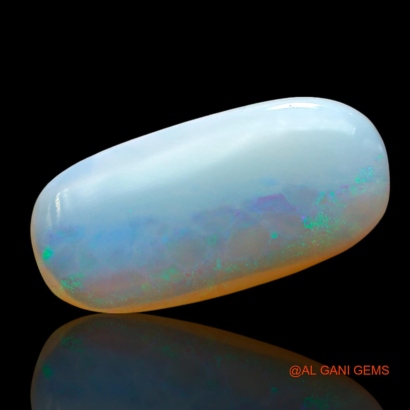 4.00 Cts Natural Australian Fire Opal Oval Cabochon Loose Gemstone For Jewelry 19x9x3 mm AE-991
