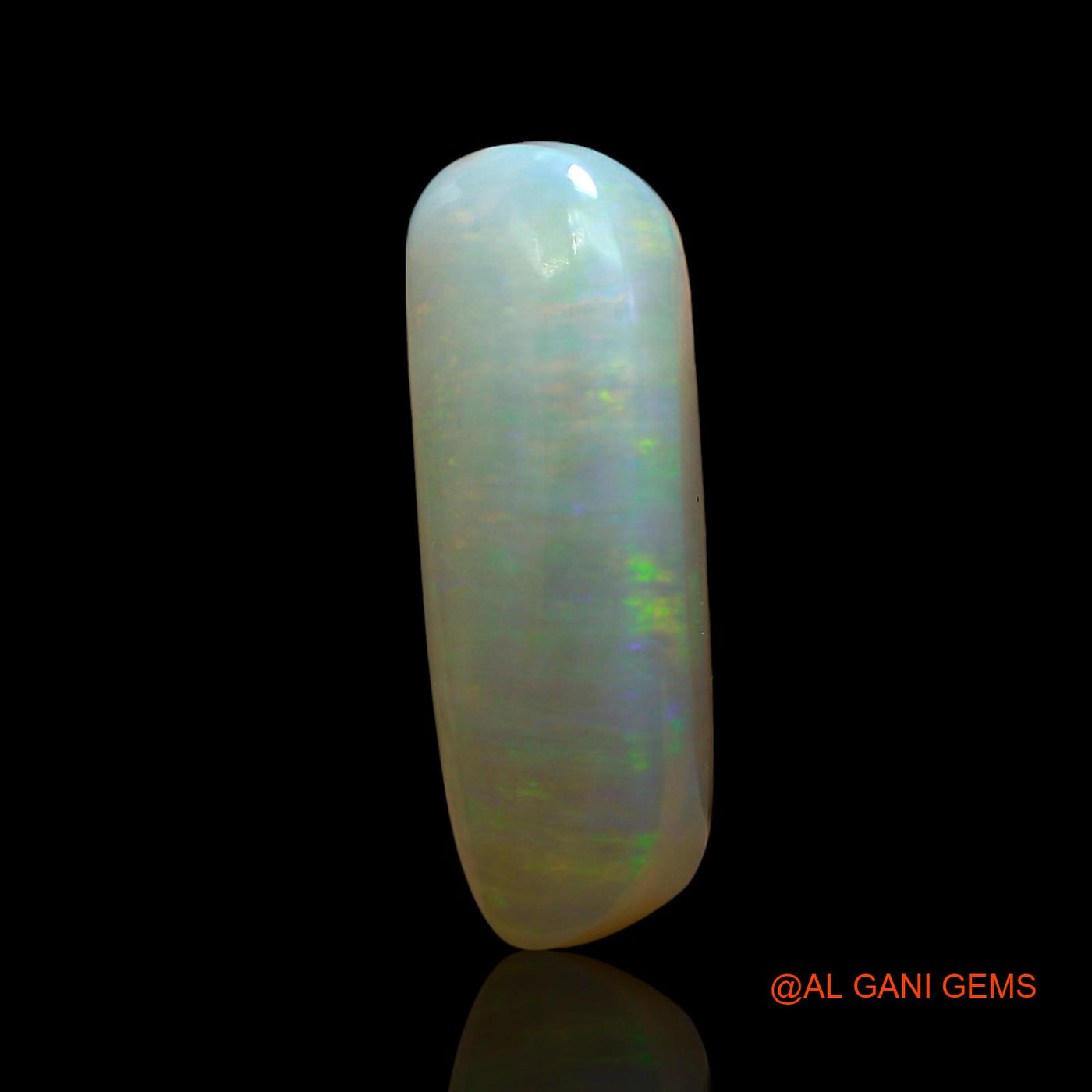 Natural Untreated Fire Opal Loose Gemstone Fancy Cabochon From Australia 7.00 Cts 20x7x6 mm AE-992