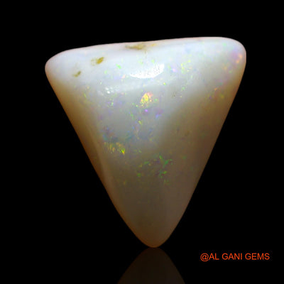 7.00 Cts Natural Australian Fire Opal Loose Gemstone Trillion Cabochon 14x14x7 mm AE-994