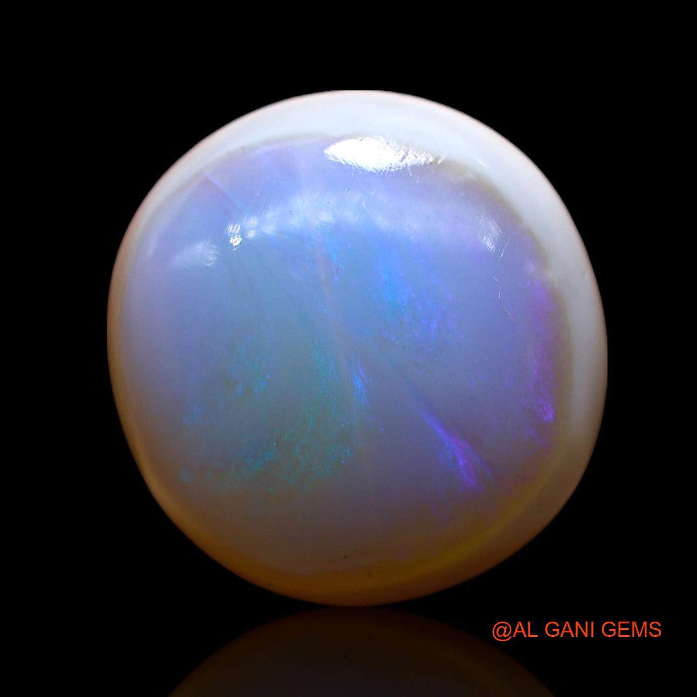 Natural Fire Opal Gemstone 10.00 Cts Loose Oval Cabochon From Australia 15x15x6 mm AE-995