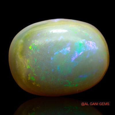 Natural Fire Opal Gemstone 8.00 Cts Loose Oval Cabochon From Australia 15x11x7 mm AE-997