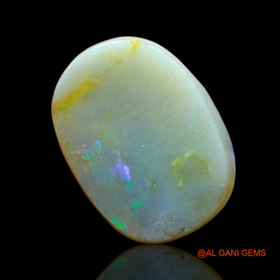 Natural Fire Opal Gemstone 8.00 Cts Loose Oval Cabochon From Australia 15x11x7 mm AE-997