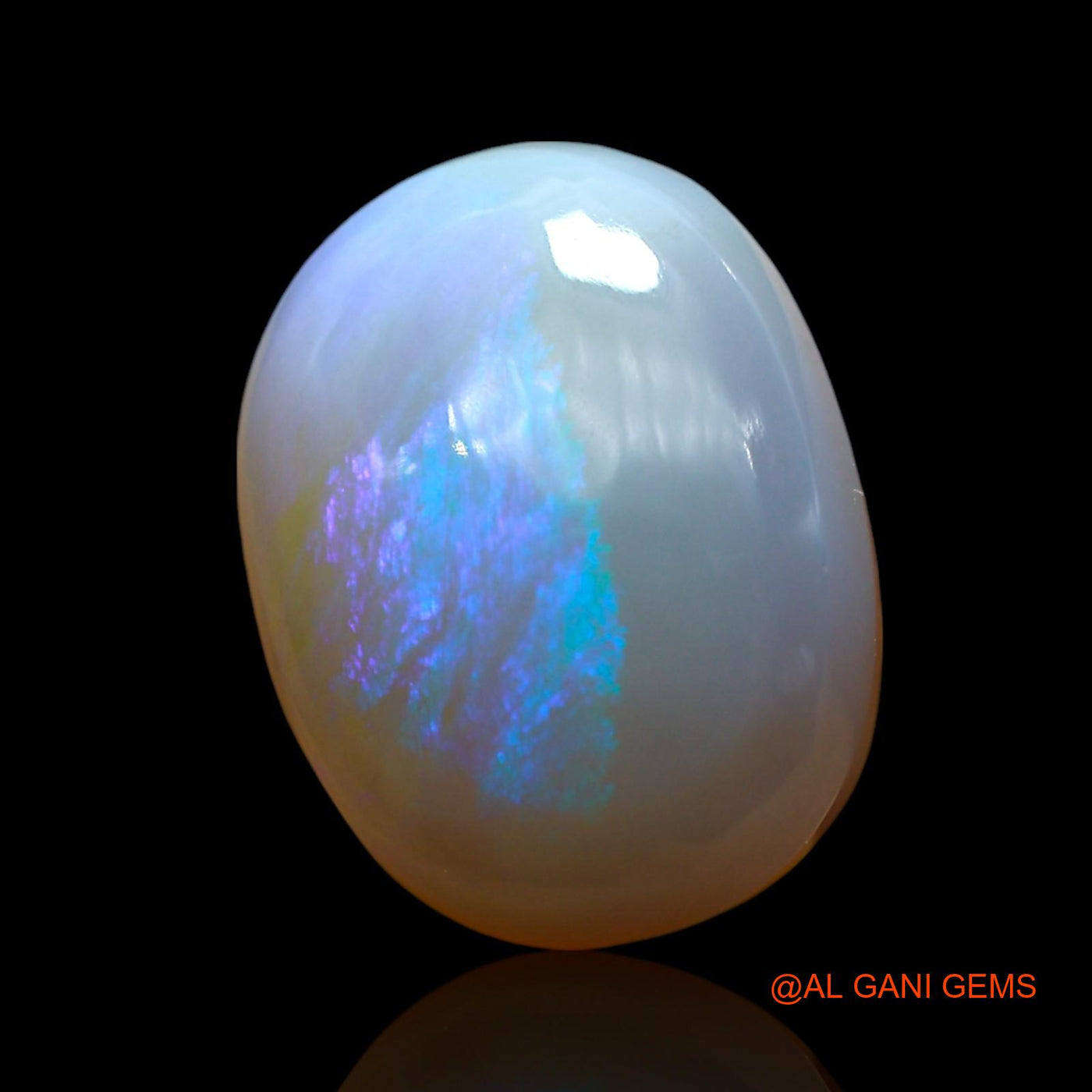 7.00 Cts Natural Australian Fire Opal Loose Gemstone Oval Cabochon 14x11x6 mm AE-998