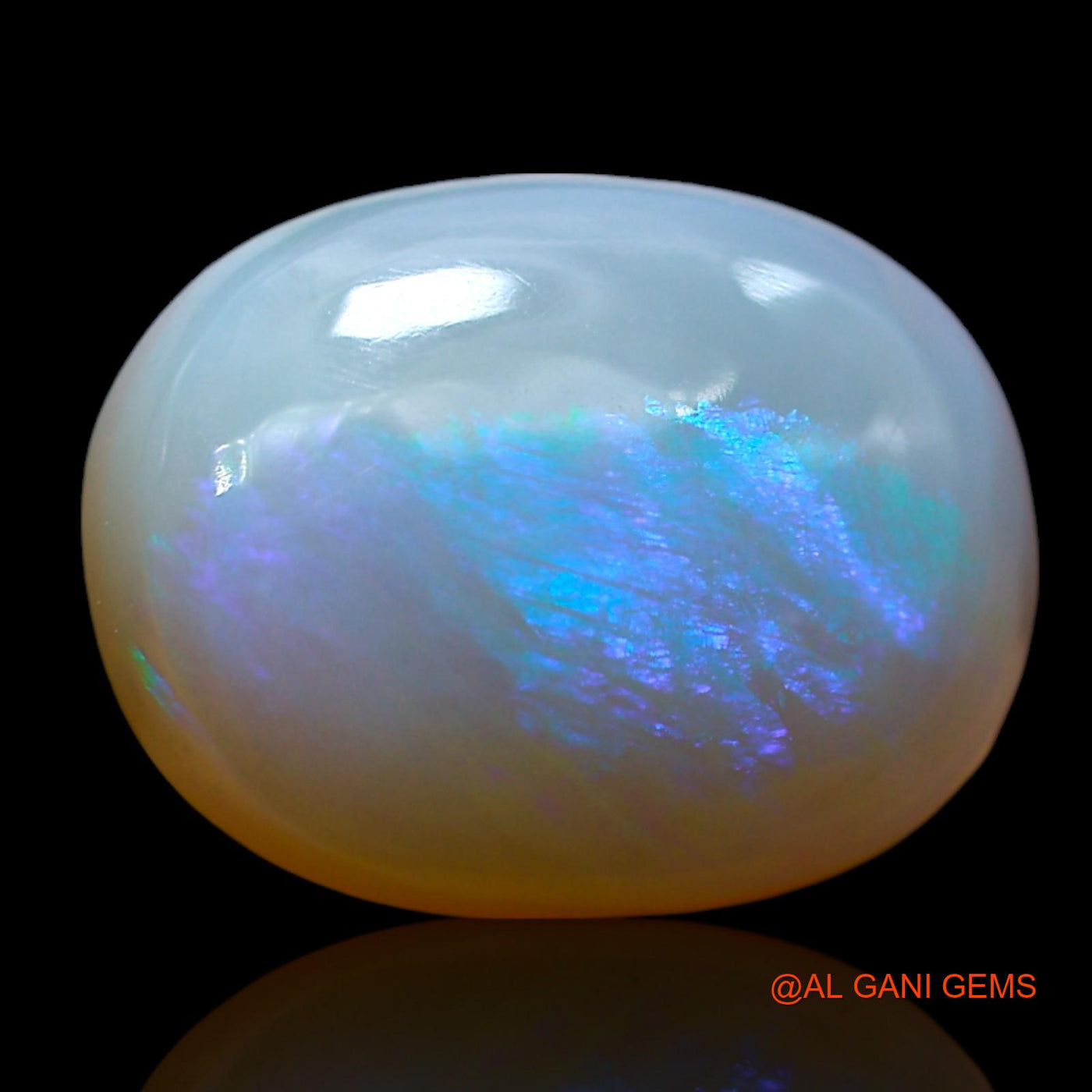 7.00 Cts Natural Australian Fire Opal Loose Gemstone Oval Cabochon 14x11x6 mm AE-998