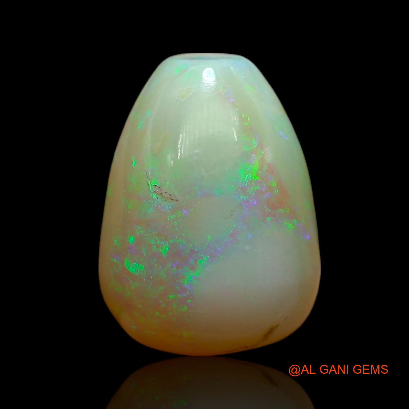9.00 Cts Natural Australian Fire Opal Loose Gemstone Fancy Cabochon 14x10x10 mm AE-999
