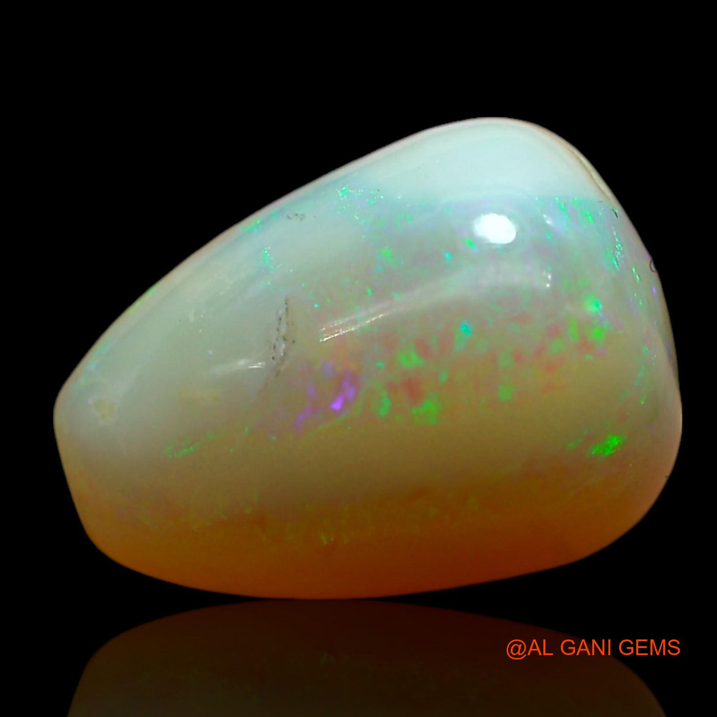 9.00 Cts Natural Australian Fire Opal Loose Gemstone Fancy Cabochon 14x10x10 mm AE-999