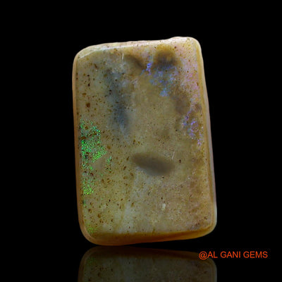 3.00 Cts Unheated Australian Fire Opal Loose Gemstone Square Cabochon Natural 13x8x4 mm AE-99