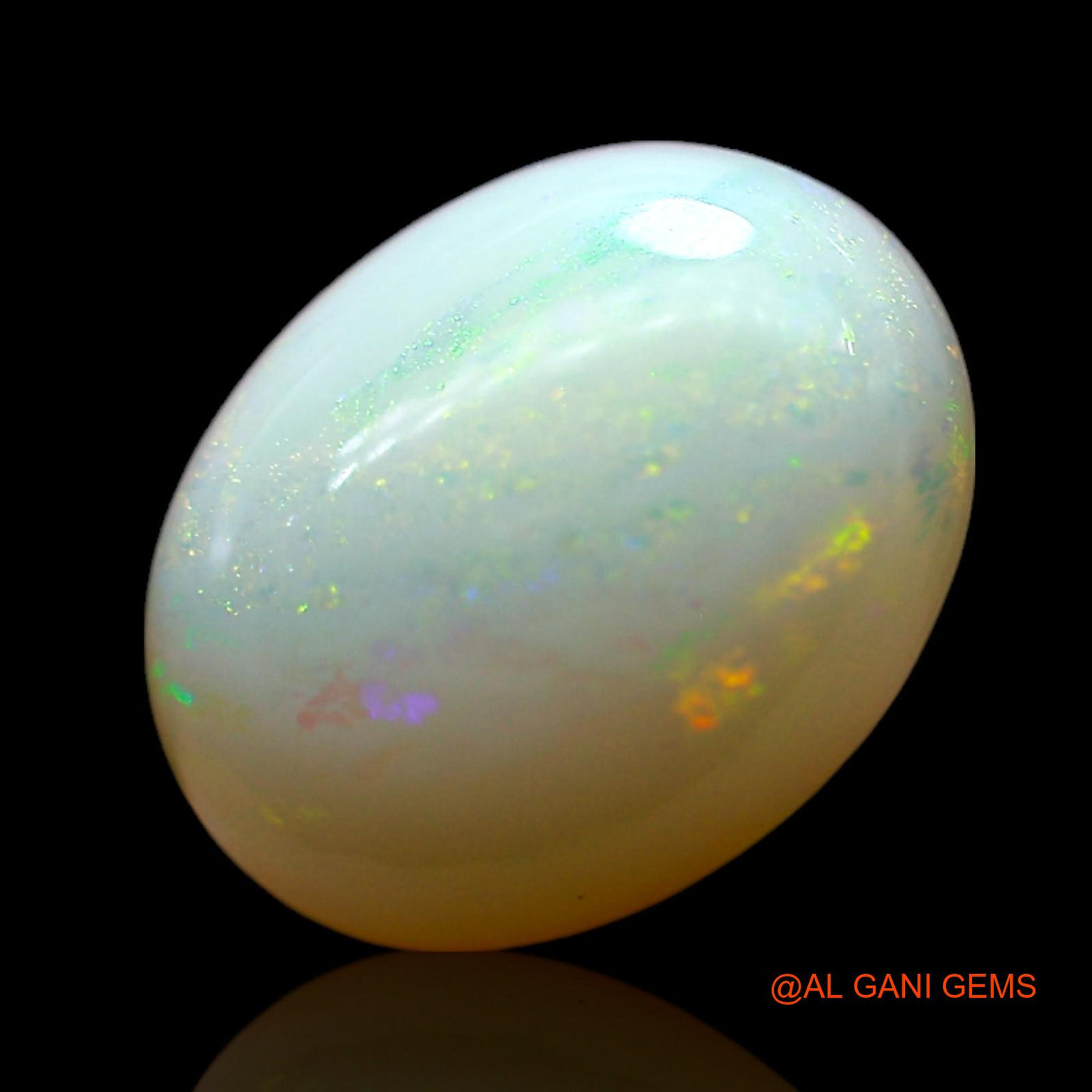 2.00 Cts Natural Australian Fire Opal Oval Cabochon Loose Gemstone For Jewelry 10x8x3 mm AF-1000