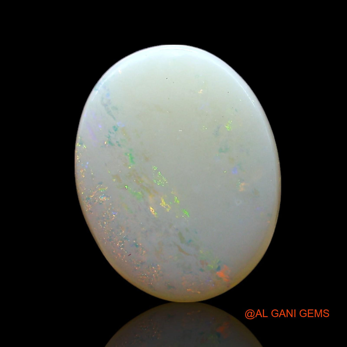 2.00 Cts Natural Australian Fire Opal Oval Cabochon Loose Gemstone For Jewelry 10x8x3 mm AF-1000