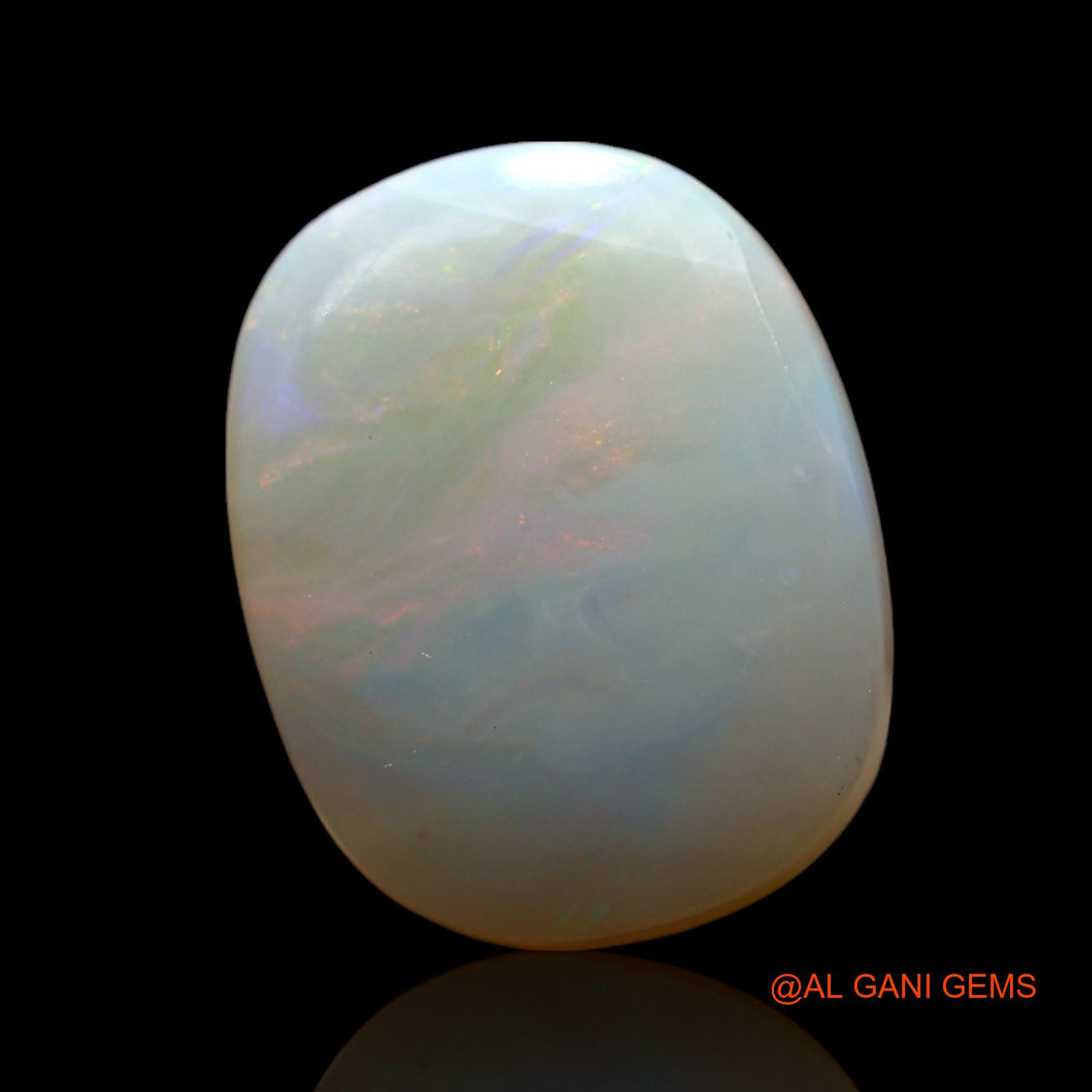 7.00 Cts Natural Australian Fire Opal Loose Gemstone Oval Cabochon 15x12x6 mm AF-100