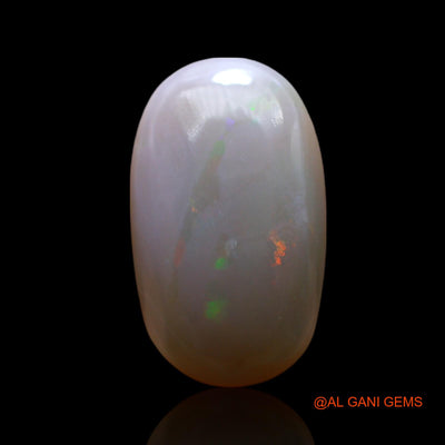 Natural Fire Opal Gemstone 6.00 Cts Loose Oval Cabochon From Australia 15x10x5 mm AF-101
