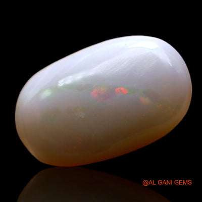 Natural Fire Opal Gemstone 6.00 Cts Loose Oval Cabochon From Australia 15x10x5 mm AF-101