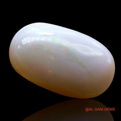 Natural Fire Opal Gemstone 6.00 Cts Loose Oval Cabochon From Australia 15x10x5 mm AF-101