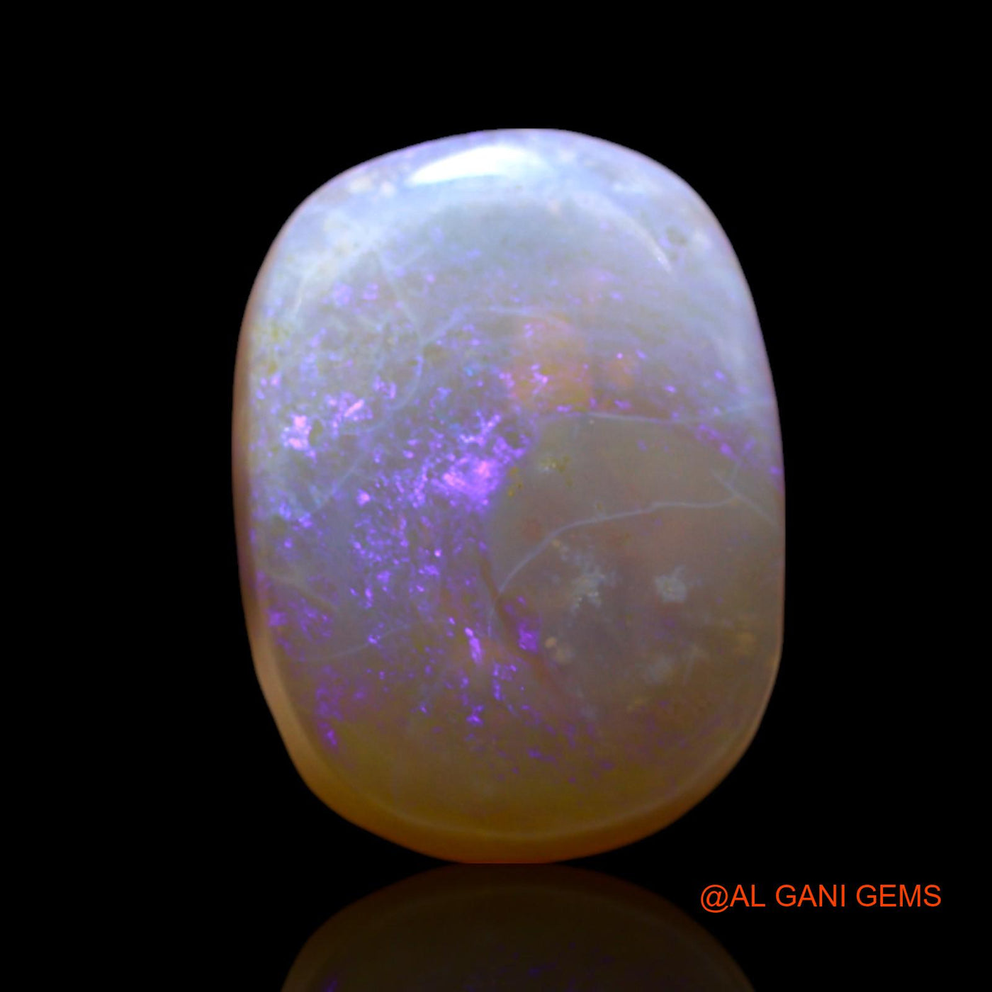 9.00 Cts Natural Australian Fire Opal Oval Cabochon Loose Gemstone For Jewelry 16x12x6 mm AF-102