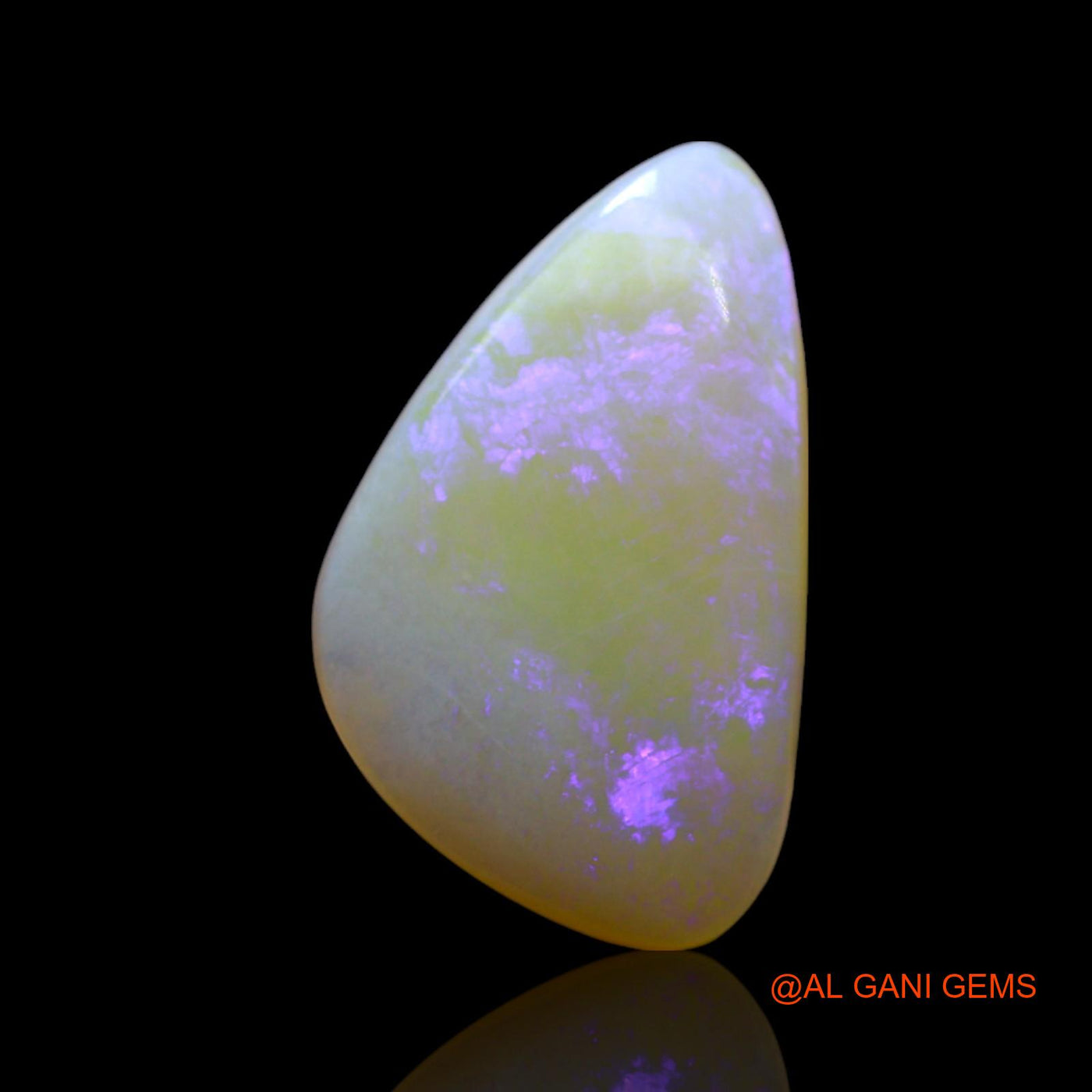 4.00 Cts Natural Australian Fire Opal Loose Gemstone Fancy Cabochon 17x10x4 mm AF-109