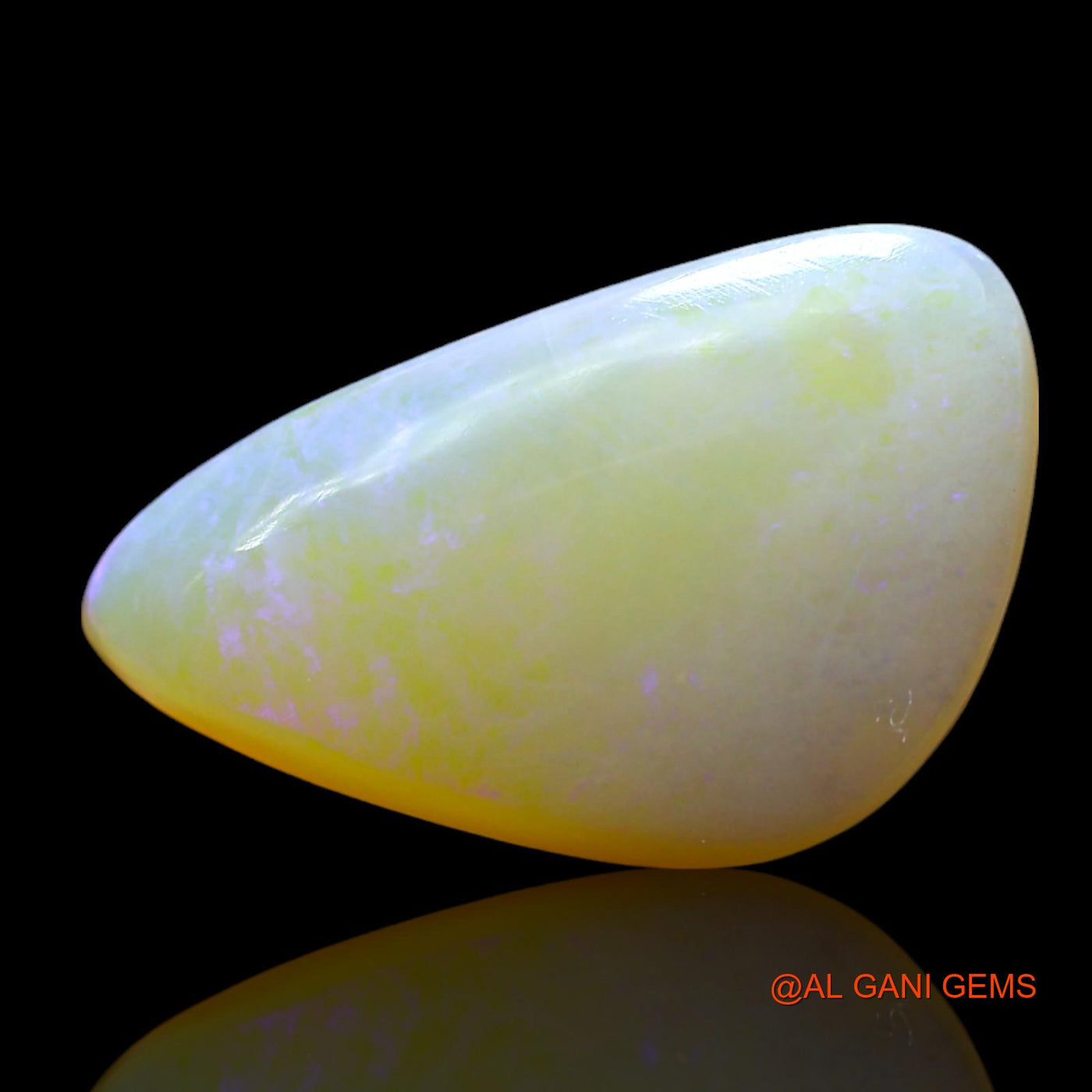 4.00 Cts Natural Australian Fire Opal Loose Gemstone Fancy Cabochon 17x10x4 mm AF-109