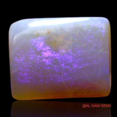 Natural Untreated Fire Opal Loose Gemstone Square Cabochon From Australia 6.00 Cts 14x11x4 mm AF-111