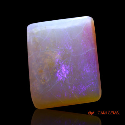 Natural Untreated Fire Opal Loose Gemstone Square Cabochon From Australia 6.00 Cts 14x11x4 mm AF-111