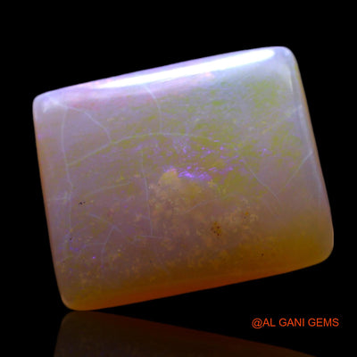 Natural Untreated Fire Opal Loose Gemstone Square Cabochon From Australia 6.00 Cts 14x11x4 mm AF-111