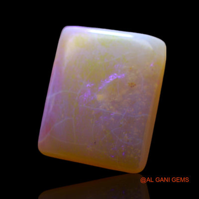 Natural Untreated Fire Opal Loose Gemstone Square Cabochon From Australia 6.00 Cts 14x11x4 mm AF-111