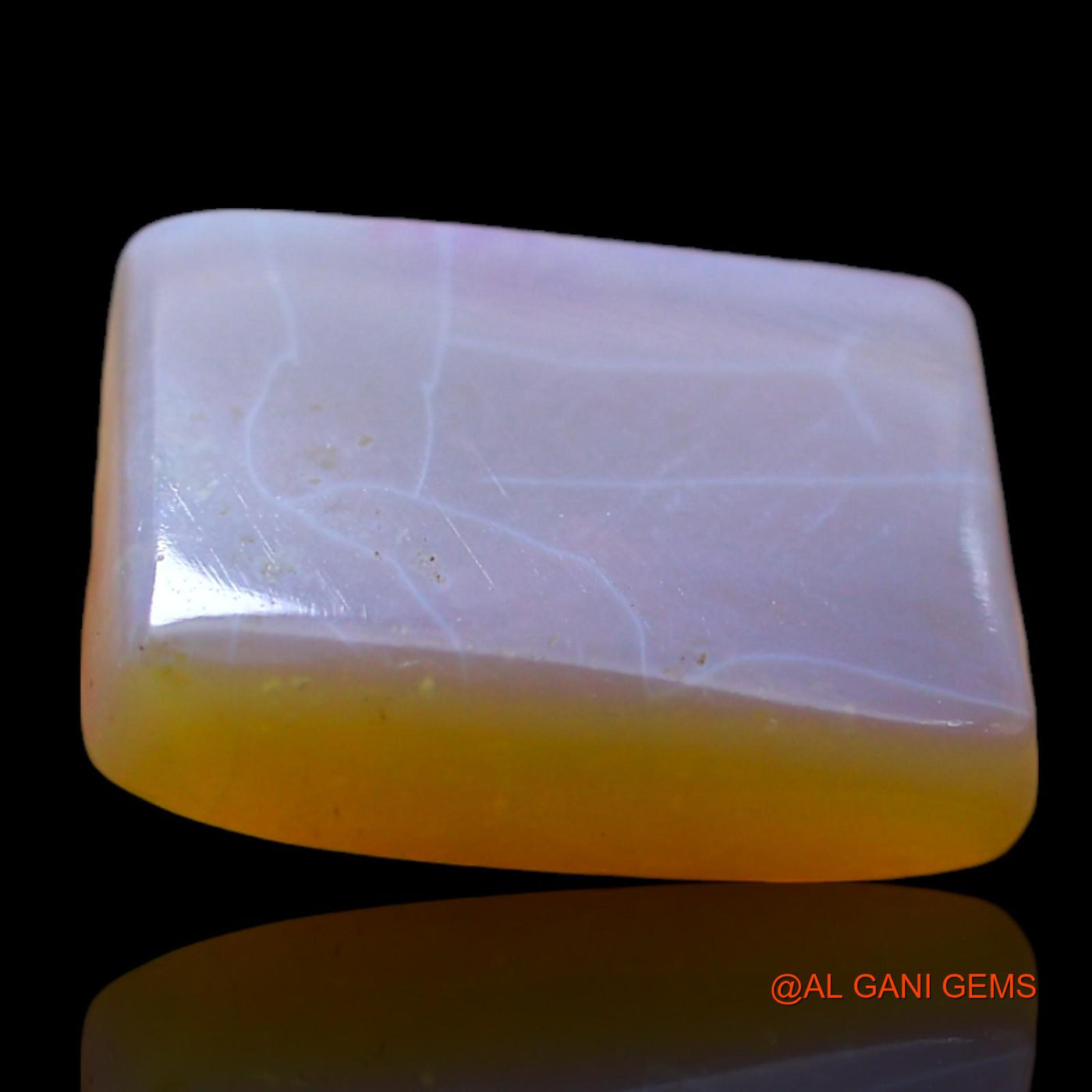 Natural Untreated Fire Opal Loose Gemstone Square Cabochon From Australia 6.00 Cts 14x11x4 mm AF-111