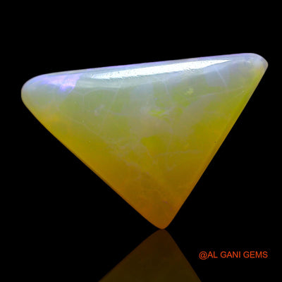 4.00 Cts Natural Australian Fire Opal Loose Gemstone Trillion Cabochon 18x11x5 mm AF-113