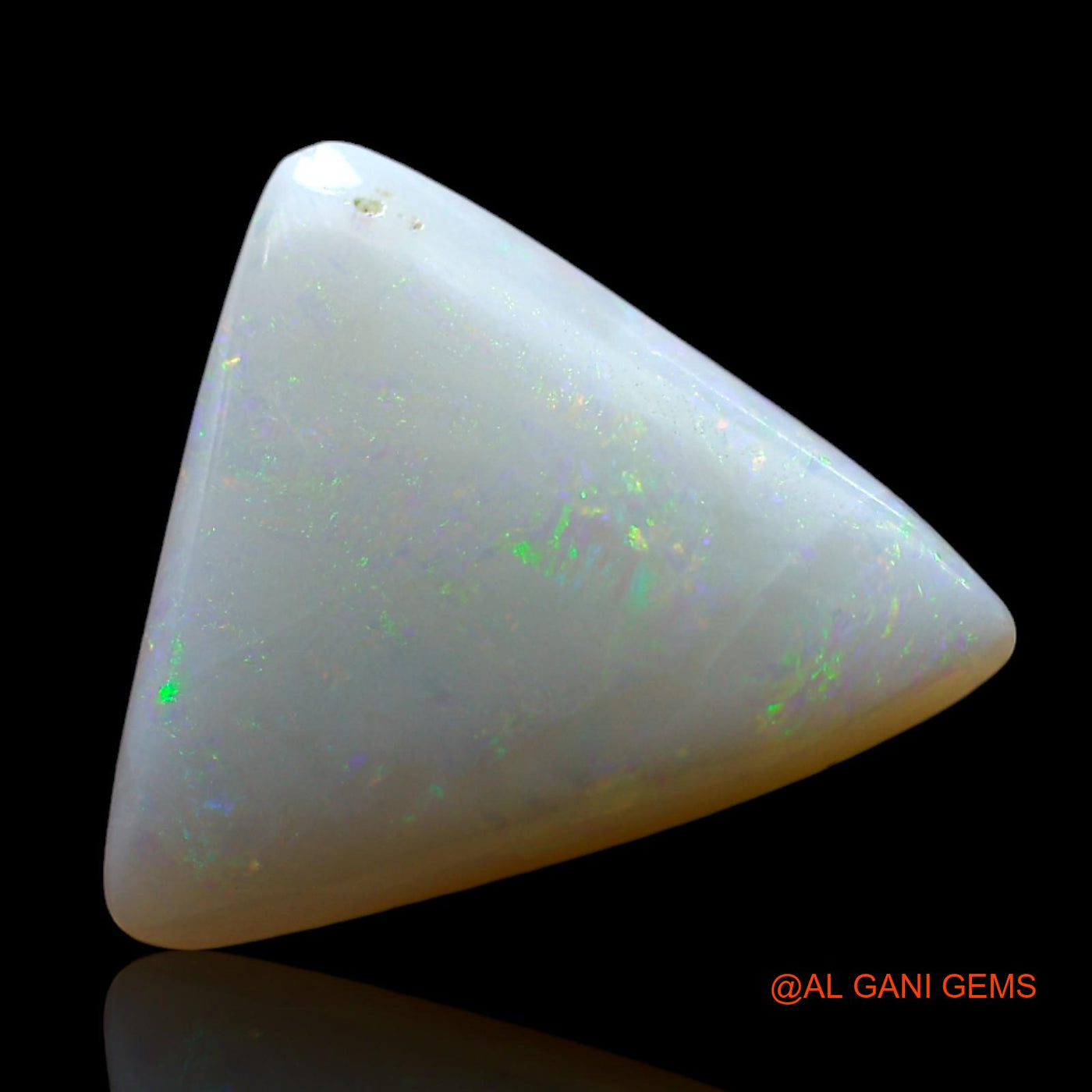 3.00 Cts Natural Australian Fire Opal Loose Gemstone Trillion Cabochon 16x13x3 mm AF-116