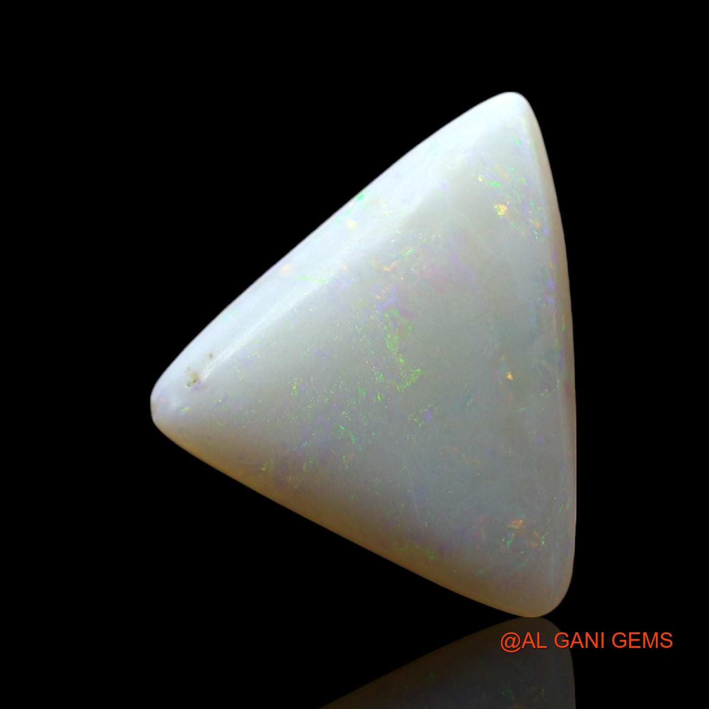 3.00 Cts Natural Australian Fire Opal Loose Gemstone Trillion Cabochon 16x13x3 mm AF-116