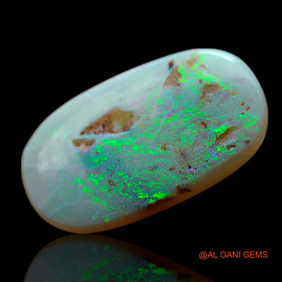Natural Fire Opal Gemstone 3.00 Cts Loose Oval Cabochon From Australia 17x10x2 mm AF-117