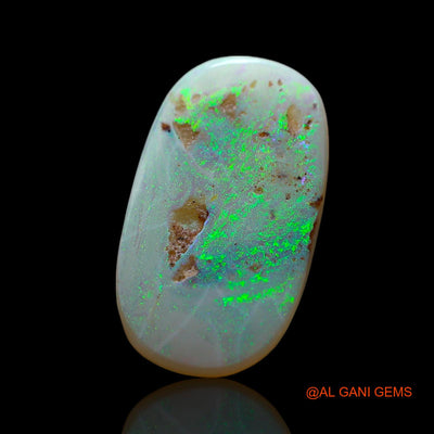 Natural Fire Opal Gemstone 3.00 Cts Loose Oval Cabochon From Australia 17x10x2 mm AF-117