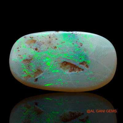 Natural Fire Opal Gemstone 3.00 Cts Loose Oval Cabochon From Australia 17x10x2 mm AF-117