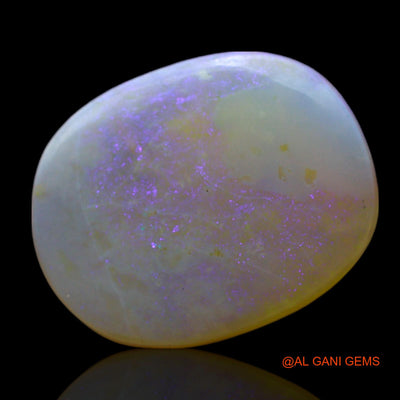 5.00 Cts Unheated Australian Fire Opal Loose Gemstone Oval Cabochon Natural 15x12x3 mm AF-119