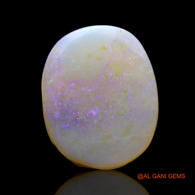 5.00 Cts Unheated Australian Fire Opal Loose Gemstone Oval Cabochon Natural 15x12x3 mm AF-119