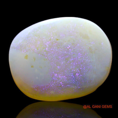 5.00 Cts Unheated Australian Fire Opal Loose Gemstone Oval Cabochon Natural 15x12x3 mm AF-119