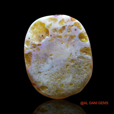5.00 Cts Unheated Australian Fire Opal Loose Gemstone Oval Cabochon Natural 15x12x3 mm AF-119