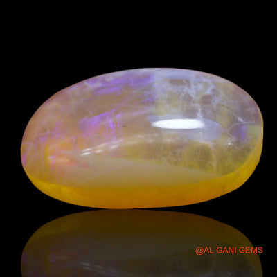 10.00 Cts Unheated Australian Fire Opal Loose Gemstone Oval Cabochon Natural 22x14x5 mm AF-11