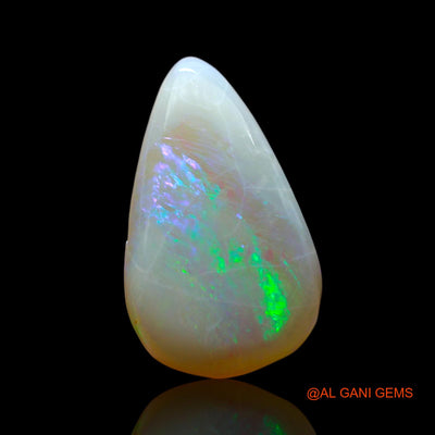 Natural Fire Opal Gemstone 3.00 Cts Loose Pear Cabochon From Australia 17x10x4 mm AF-120