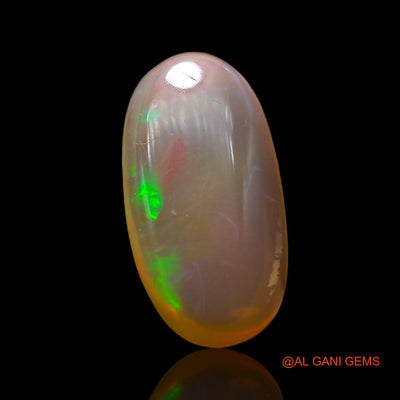 4.00 Cts Unheated Australian Fire Opal Loose Gemstone Oval Cabochon Natural 17x9x4 mm AF-121