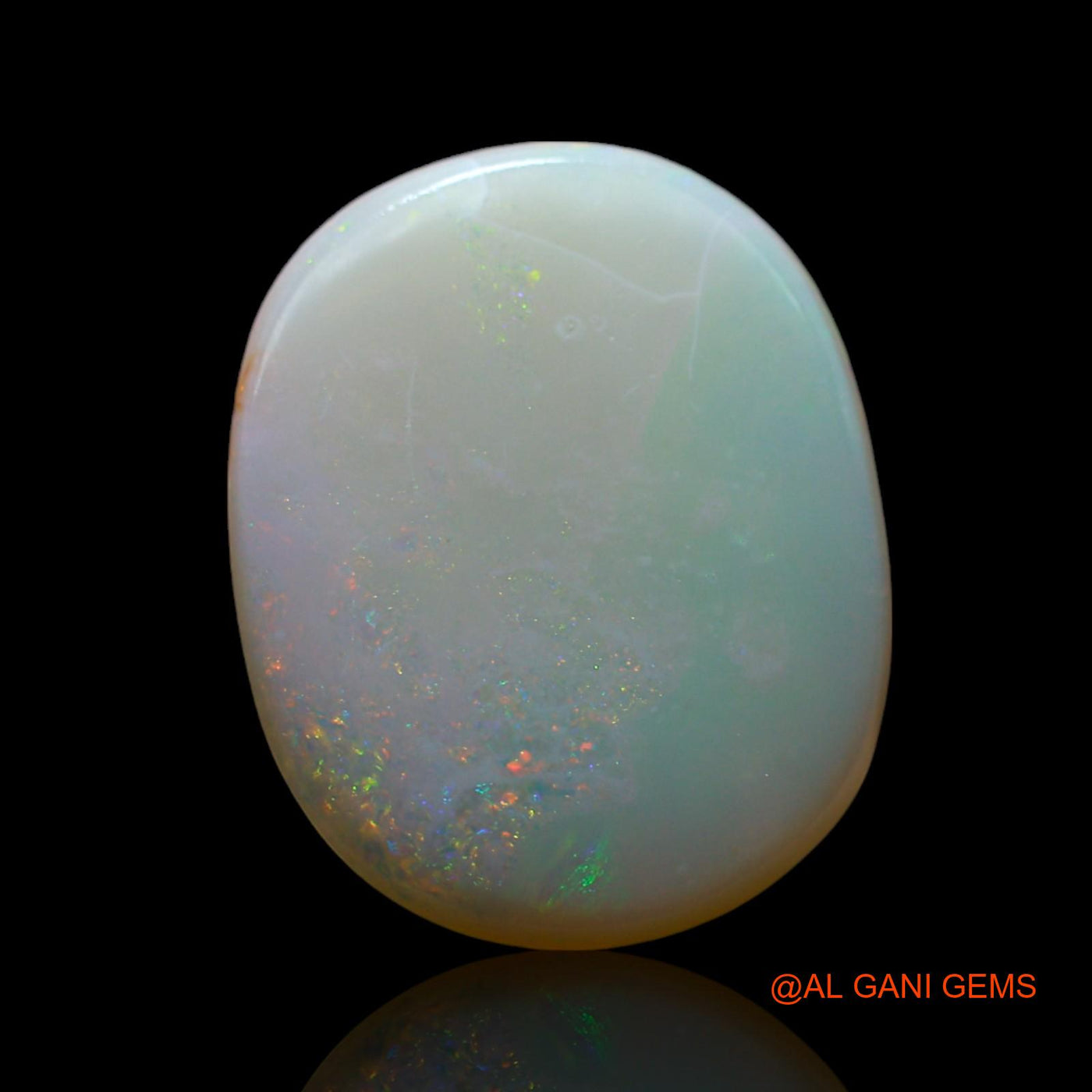 3.00 Cts Natural Australian Fire Opal Loose Gemstone Oval Cabochon 16x12x2 mm AF-122