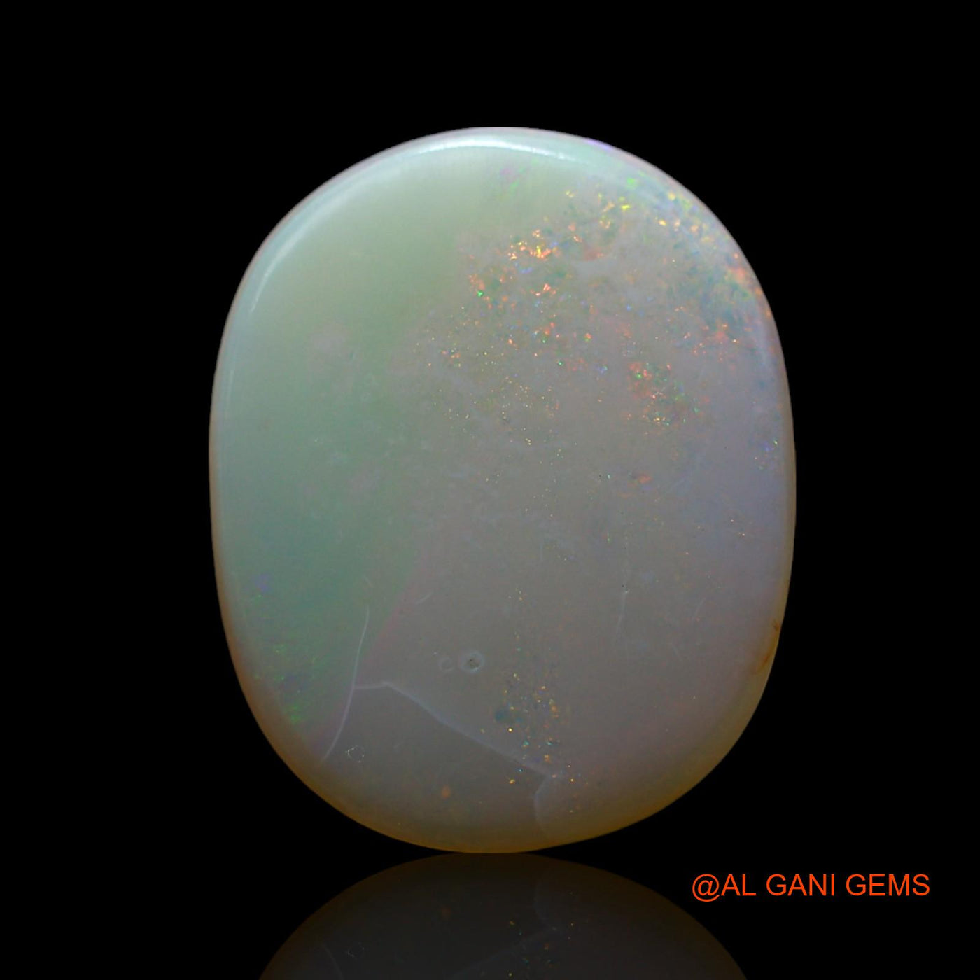 3.00 Cts Natural Australian Fire Opal Loose Gemstone Oval Cabochon 16x12x2 mm AF-122