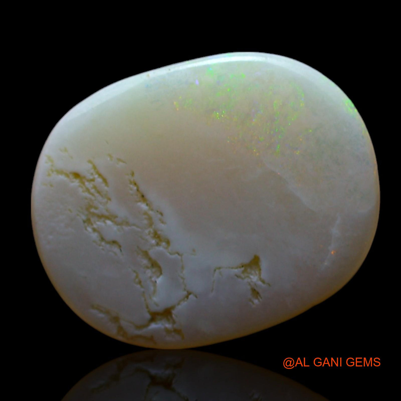 3.00 Cts Natural Australian Fire Opal Loose Gemstone Oval Cabochon 16x12x2 mm AF-122