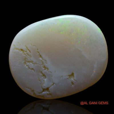 3.00 Cts Natural Australian Fire Opal Loose Gemstone Oval Cabochon 16x12x2 mm AF-122