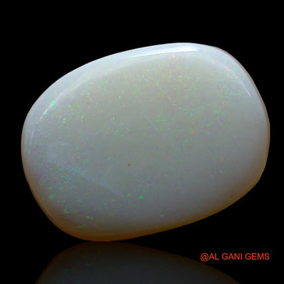 Natural Fire Opal Gemstone 4.00 Cts Loose Oval Cabochon From Australia 14x11x3 mm AF-123